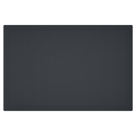 5-ELEMENTOWY ZESTAW DO JADALNI OGRODOWEJ Z PODUSZKAMI CIEMNOSZARY POLIRATTAN