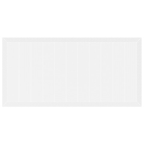 7-CZĘŚCIOWY ZESTAW DO JADALNI OGRODOWEJ Z PODUSZKAMI BIAŁY POLIRATTAN