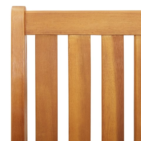 ŁAWKA OGRODOWA 122.5X77X74CM LITE DREWNO AKACJOWE