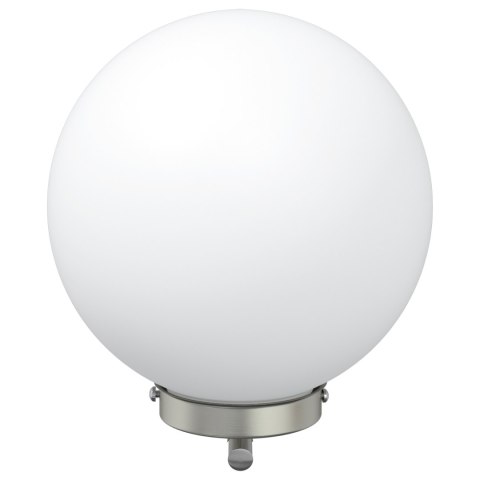 LAMPA ŚCIENNA NA ZEWNĄTRZ SREBRNA STAL NIERDZEWNA IP44