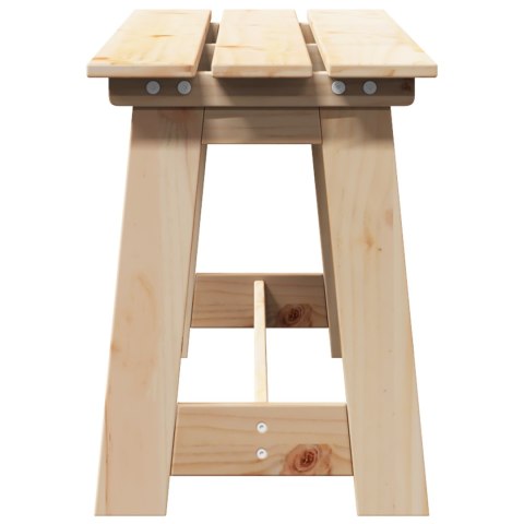 ŁAWKA OGRODOWA 119X35X47CM Z LITEGO DREWNA SOSNOWEGO