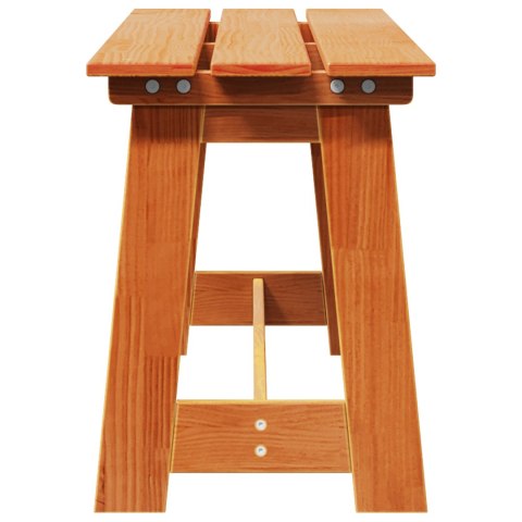 ŁAWKA OGRODOWA AKACJA 119X35X47CM LITE DREWNO SOSNOWE