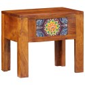 STOLIK BOCZNY 40X30X36CM Z LITEGO DREWNA AKACJOWEGO