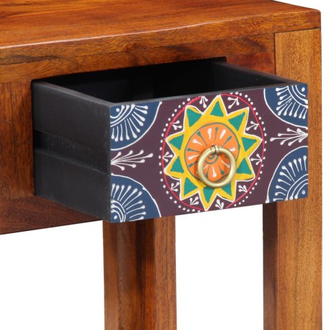 STOLIK BOCZNY 40X30X36CM Z LITEGO DREWNA AKACJOWEGO