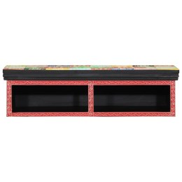 SZAFKA RTV Z MONTAŻEM NA ŚCIANIE WIELOKOLOROWA 80X30X22CM