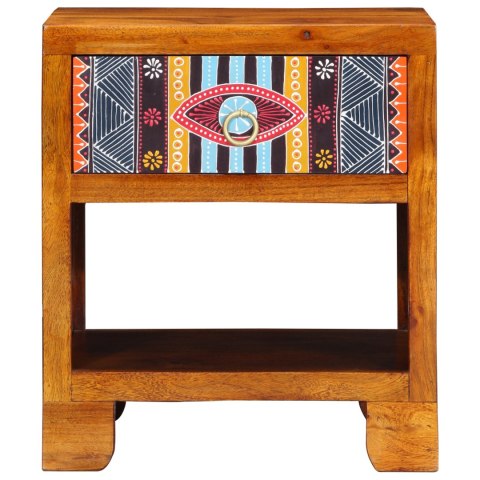 SZAFKA BOCZNA 40X35X45CM LITE DREWNO AKACJOWE