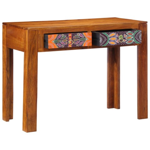 BIURKO 100X50X75CM LITE DREWNO AKACJOWE