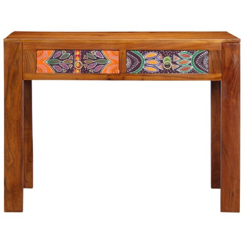 BIURKO 100X50X75CM LITE DREWNO AKACJOWE