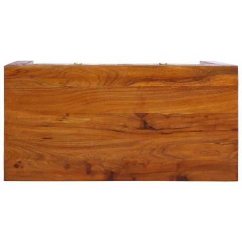 BIURKO 100X50X75CM LITE DREWNO AKACJOWE