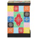 KOMODA Z SZUFLADAMI WIELOKOLOROWA 40X40X60CM Z DREWNA MANGO