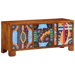 ŁAWKA DO PRZEDPOKOJU 100X35X45CM LITE DREWNO AKACJOWE