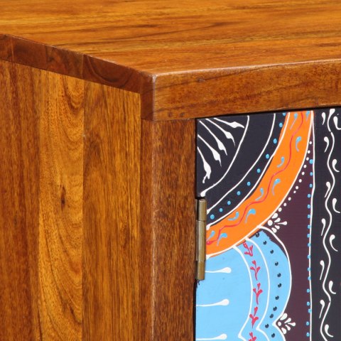 ŁAWKA DO PRZEDPOKOJU 100X35X45CM LITE DREWNO AKACJOWE