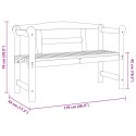 ŁAWKA OGRODOWA AKACJOWA 119X76X44CM LITE DREWNO