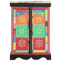 SZAFKA KOMODA WIELOKOLOROWA 50X30X75CM Z DREWNA MANGO
