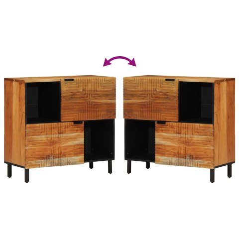 SZAFKA 80X33X75CM LITE DREWNO AKACJOWE