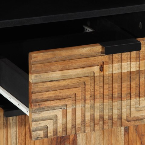 SZAFKA ŁAZIENKOWA 38X33X160CM Z LITEGO DREWNA AKACJOWEGO