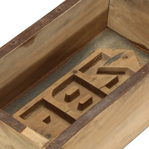 TACE 4 SZT. 60,5X15X9CM DREWNO Z ODZYSKU