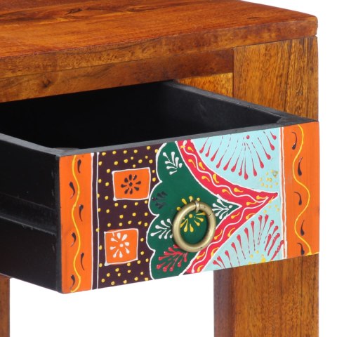 BIURKO 100X50X75CM LITE DREWNO AKACJOWE