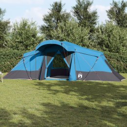 NAMIOT RODZINY Z OKNAMI KOPUŁA NIEBIESKI DLA 4 OSÓB WODOODPORNY