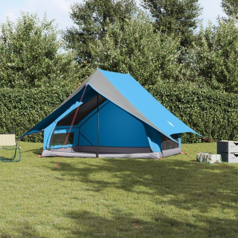 NAMIOT KEMPINGOWY A-FRAME 5-OSOBOWY NIEBIESKI WODOODPORNY