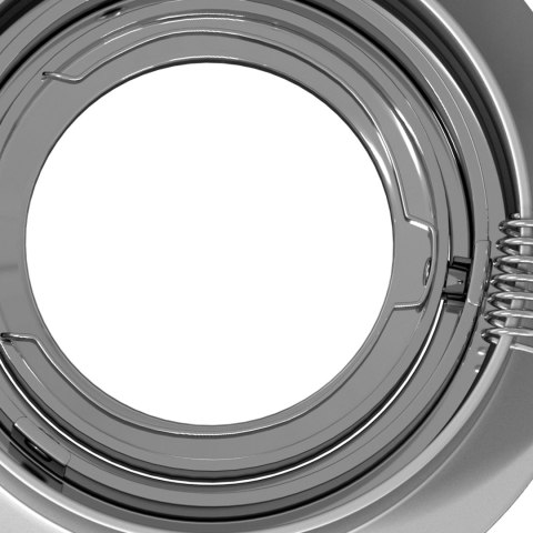 LAMPY WPUSZCZANE 24 SZT. OKRĄGŁY GU10 SREBRNY Ø91MM