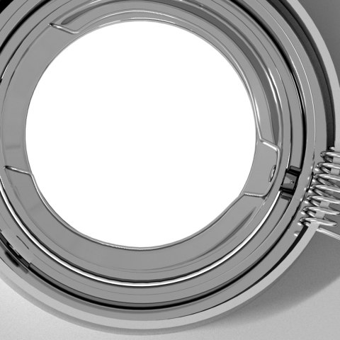 VidaXL Reflektory wpuszczane 12 sztuk Kwadrat GU10 Srebrny 91x91 mm