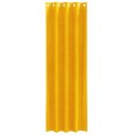 VidaXL Zasłony Blackout z Oczkami 2 szt. Musztardowy Welur