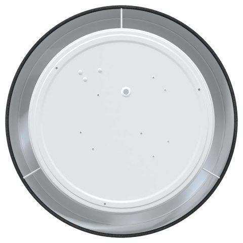 LAMPKA SUFITOWA CZARNA Z MATERIAŁU Ø 30CM E27