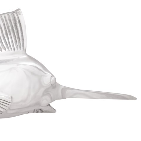 ŁAWKA ŚCIENNA RYBAKA SREBRNA 91X8X26CM ALUMINIUM OD