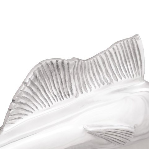 ŁAWKA ŚCIENNA RYBAKA SREBRNA 91X8X26CM ALUMINIUM OD