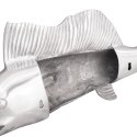 ŁAWKA ŚCIENNA RYBAKA SREBRNA 91X8X26CM ALUMINIUM OD