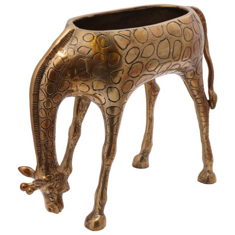 ALUMINIOWY KUBEŁEK NA LÓD W KSZTAŁCIE ŻYRAFY - 49X22X39CM