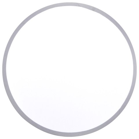 LAMPA SUFITOWA OKRĄGŁA WPUSZCZANA SZARA Ø 30CM TKANINA E27