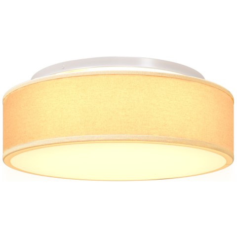 LAMPA SUFITOWA BIAŁA Ø 38CM MATERIAŁ E27