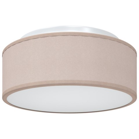 LAMPA SUFITOWA Z PŁASKIM MONTAŻEM TAUPE 30CM WYKONANA Z E27