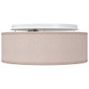 LAMPA SUFITOWA Z PŁASKIM MONTAŻEM TAUPE 30CM WYKONANA Z E27