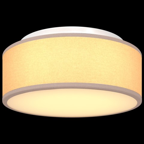 LAMPA SUFITOWA Z PŁASKIM MONTAŻEM TAUPE 30CM WYKONANA Z E27