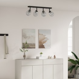 LAMPA SUFITOWA Z REGULOWANYM ABAŻUREM SZKLANYM ANTHRACITE E27