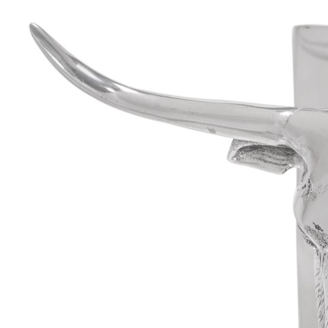 VidaXL Podpórki do Książek 2 szt. Srebrne 21,5x15,5x20 cm Aluminium Byk