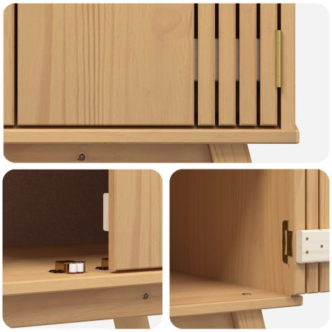 SZAFKA POD ZLEW 114X43X73,5CM LITE DREWNO SOSNOWE