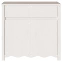 SIDEBOARD 'DRAMMEN'BIAŁY 79X43X75,5CM Z DREWNA SOSNOWEGO