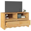 SZAFKA RTV "DRAMMEN" 99X43X55CM Z LITEGO DREWNA SOSNOWEGO