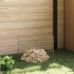 KOMPOSTOWNIK OGRODOWY 50X50X50CM STAL OCYNKOWANA KWADRATOWY