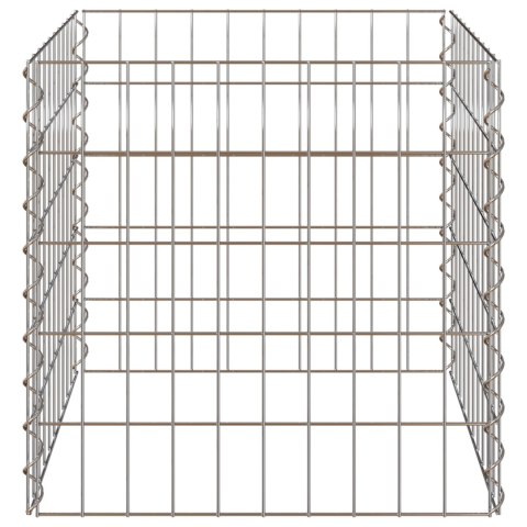 KOMPOSTOWNIK OGRODOWY 50X50X50CM STAL OCYNKOWANA KWADRATOWY