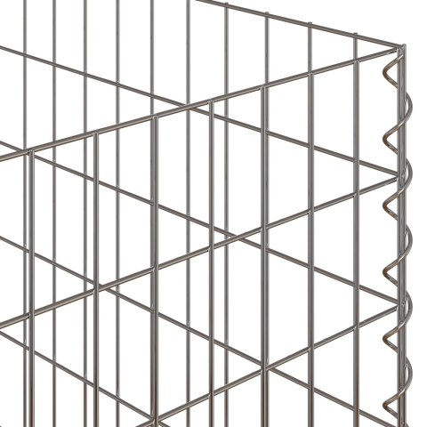 KOMPOSTOWNIK OGRODOWY 50X50X50CM STAL OCYNKOWANA KWADRATOWY