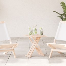 STOLIK KAWOWY SKŁADANY 33X33X40,5CM Z LITEGO DREWNA ORZECHOWEGO