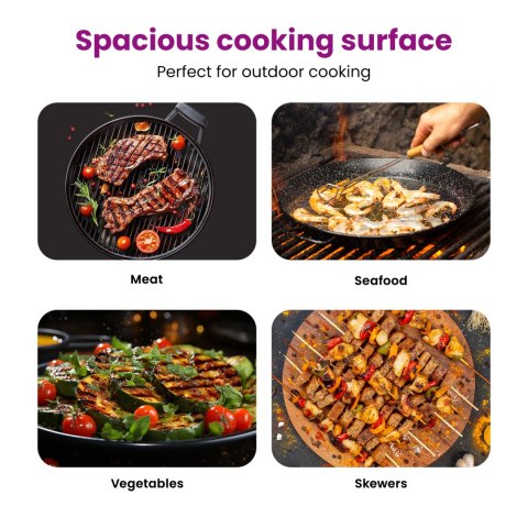 RUSZT DO GRILLA PROSTOKĄTNY 40X35CM ZE STALI NIERDZEWNEJ 304