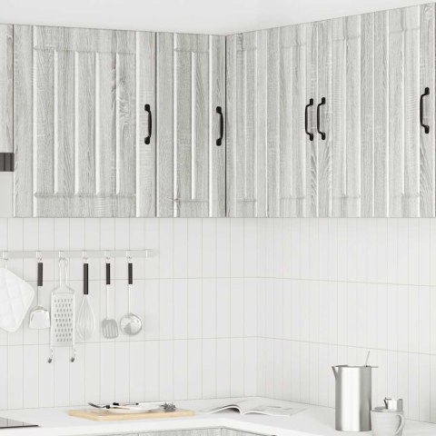 SZAFKA ŚCIENNA NAROŻNA KUCHENNA LUCCA SZARY DĄB SONOMA