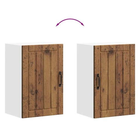 SZAFKA ŚCIENNA KUCHENNA "LUCCA" STARE DREWNO