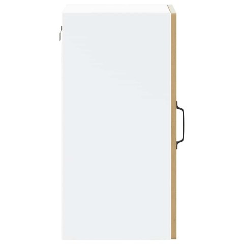 SZAFKA ŚCIENNA KUCHENNA ZE SZKLANYMI DRZWIAMI DĄB RZEMIEŚLNICZY